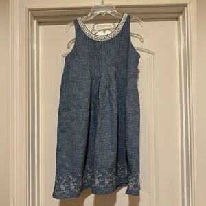 Girls Polo Ralph Lauren Denim Sleeveless Dress